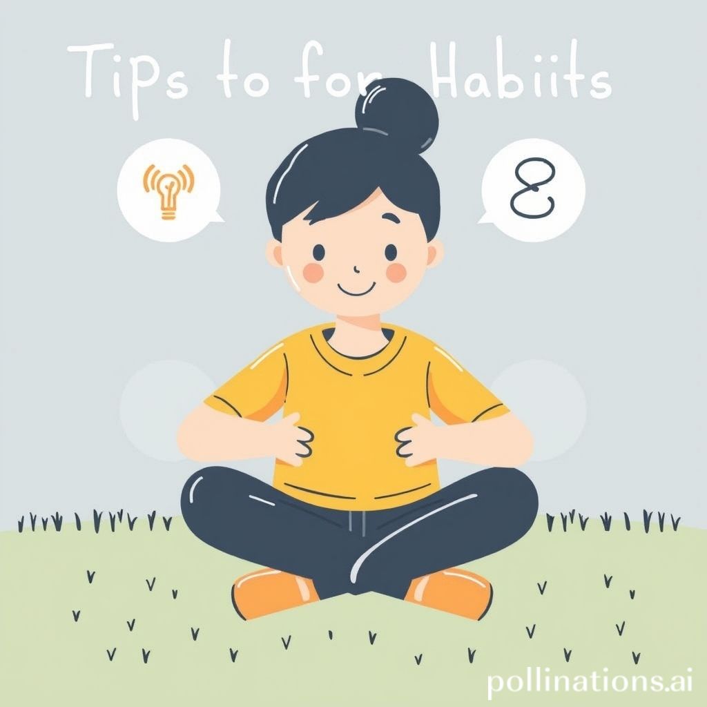 Tips for maintaining good habits