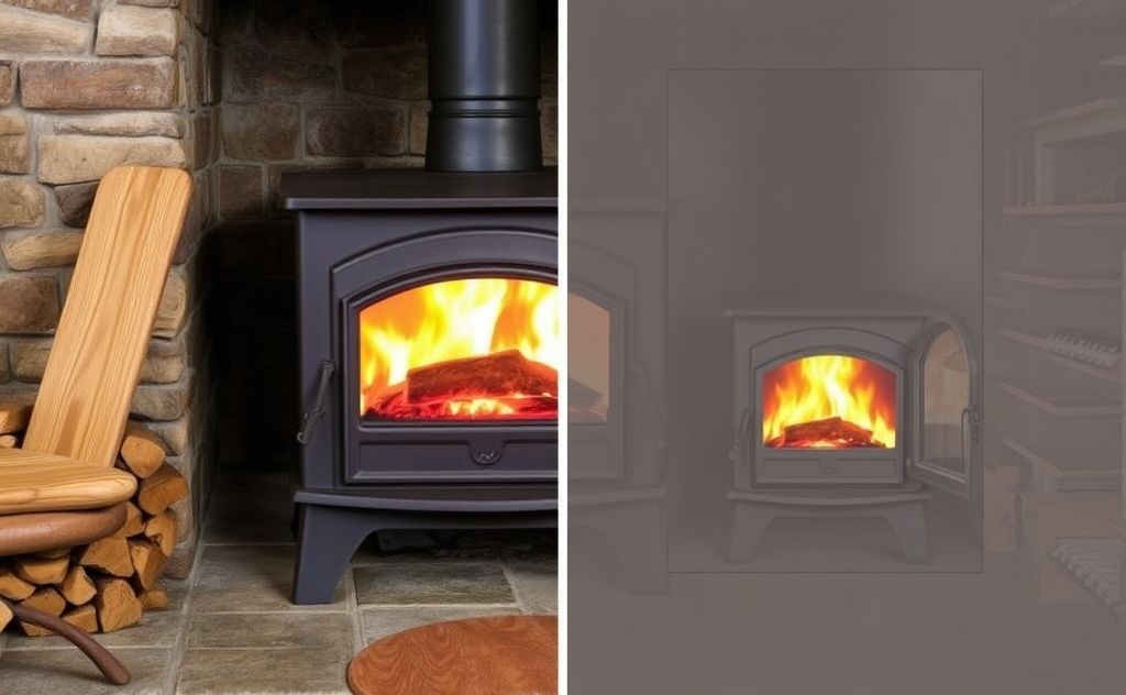 Tips for managing wood stove heat and size