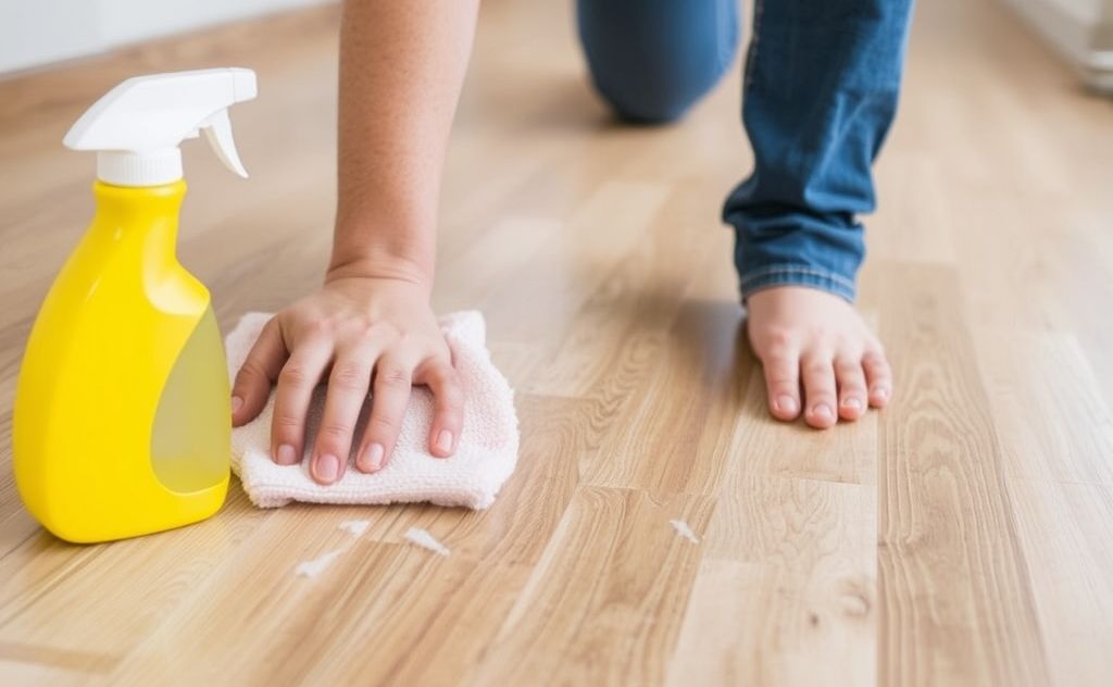 Tips for removing sticky residue from vinyl floors