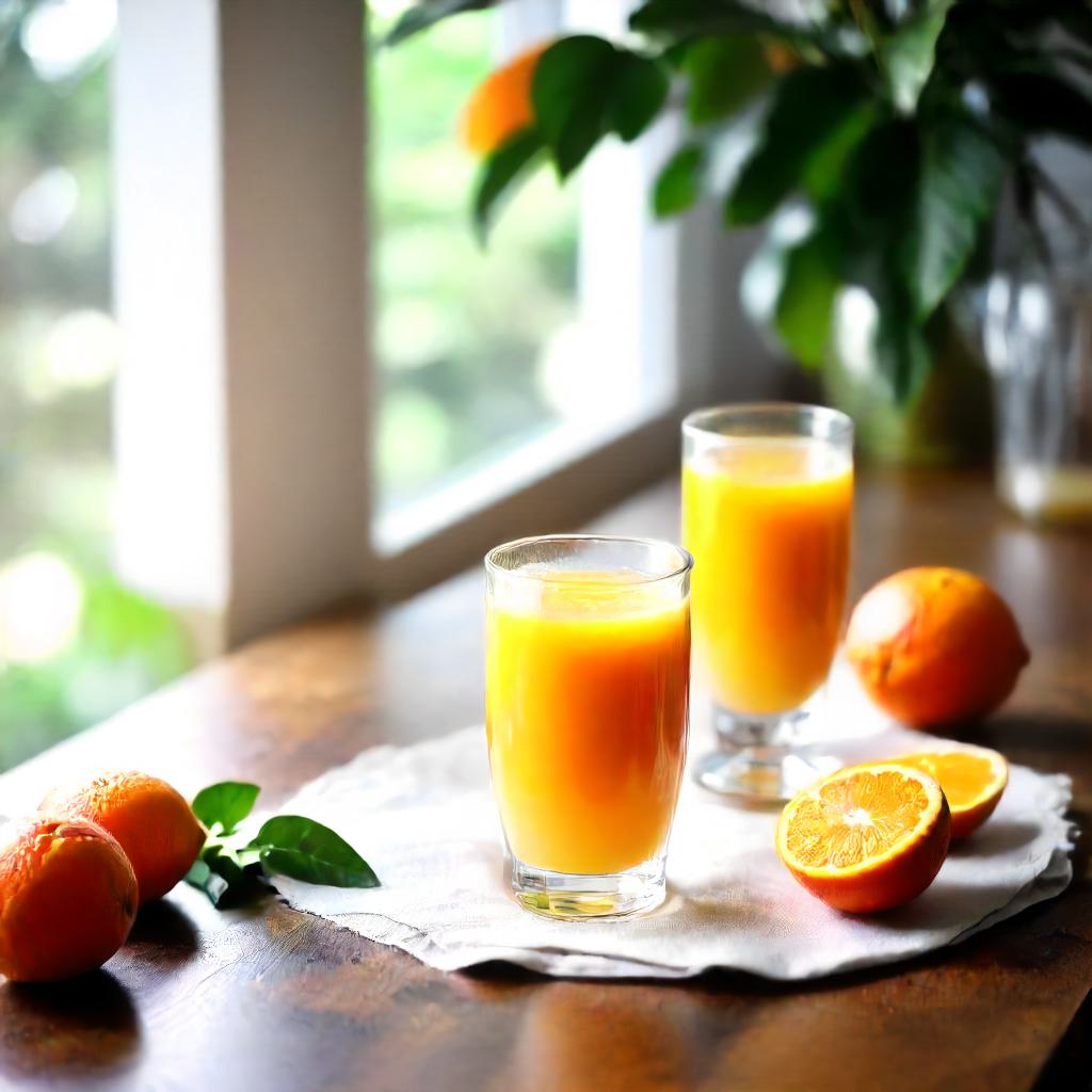 Tips for storing and serving freshly squeezed orange juice