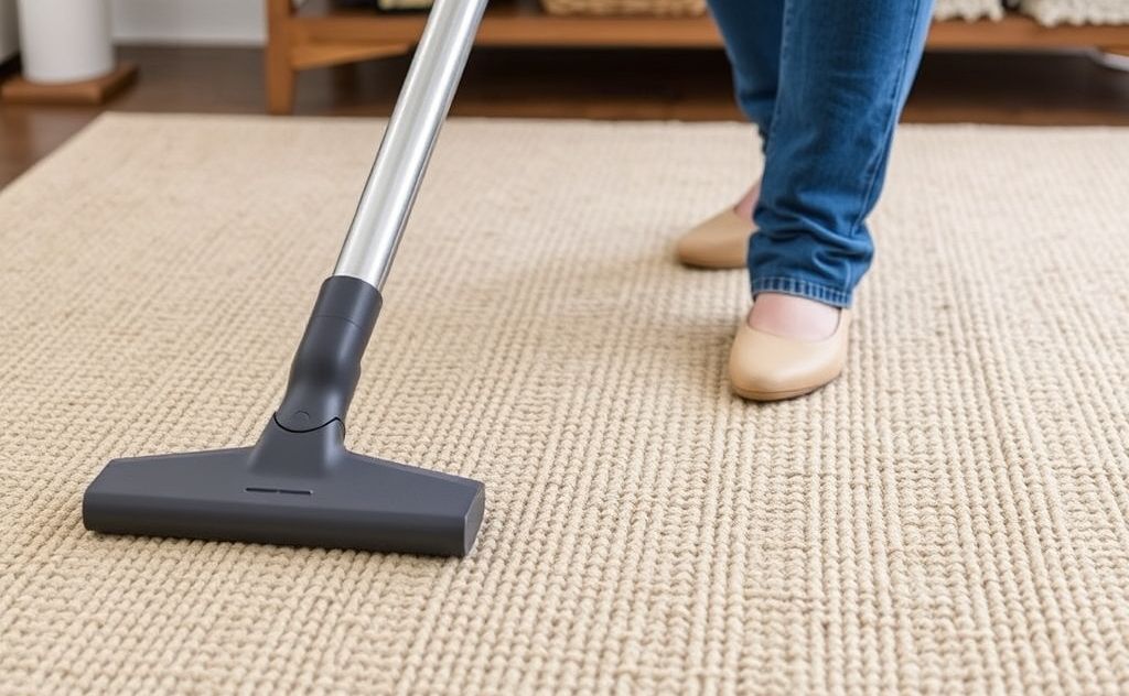 Tips for vacuuming sisal and jute rugs