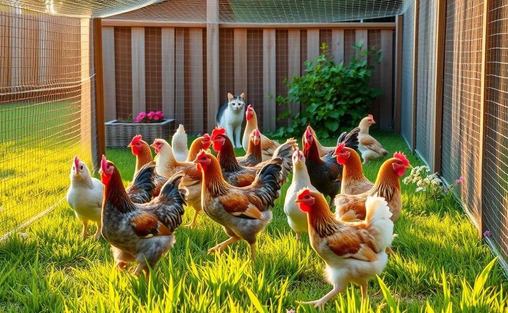 Tips to protect chickens from cats