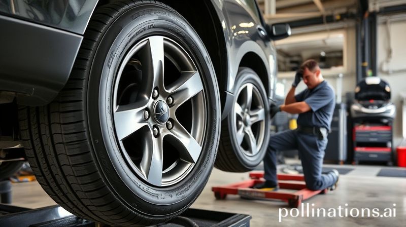 Ganti ban & balancing