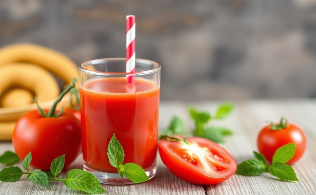 Tomato juice benefits for high blood pressure