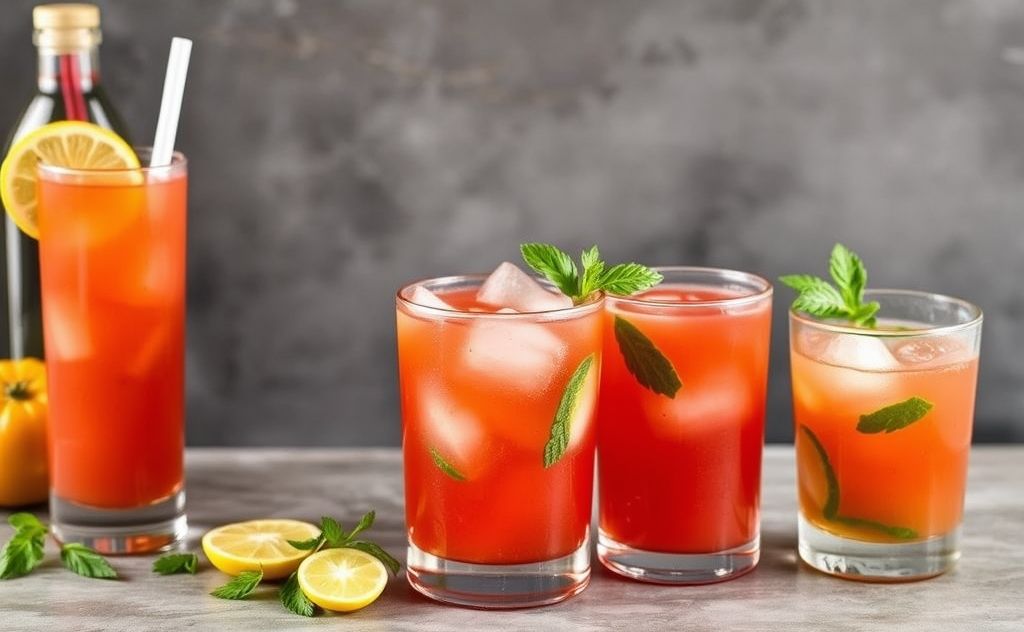 Tomato juice cocktails and drinks ideas