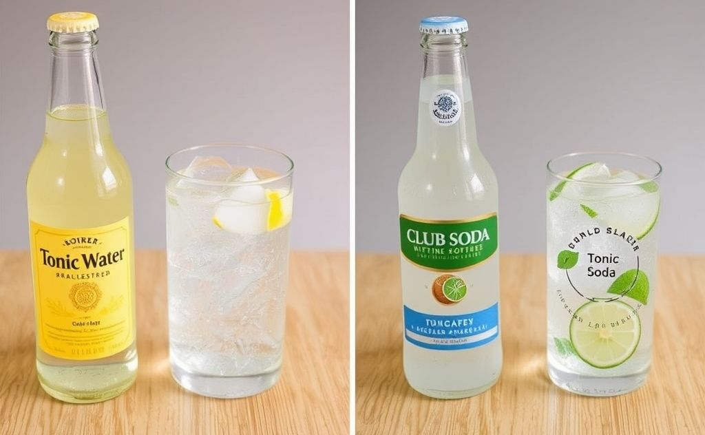 Tonic Water and Club Soda Comparison