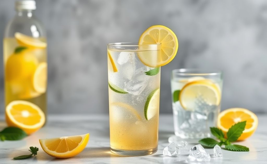 Tonic water refreshment and hydration benefits