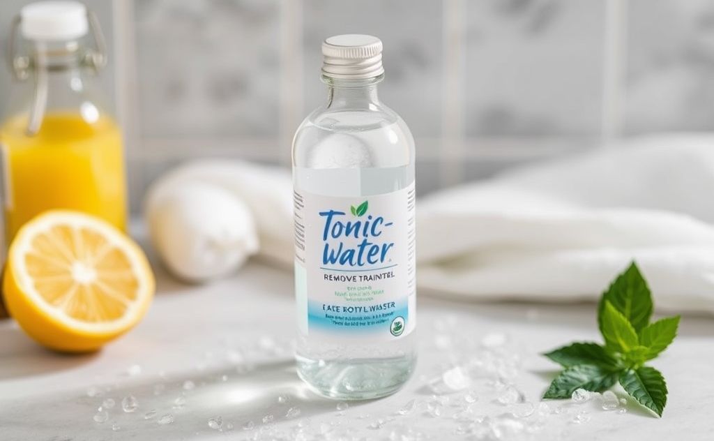 Tonic water removes stains effectively