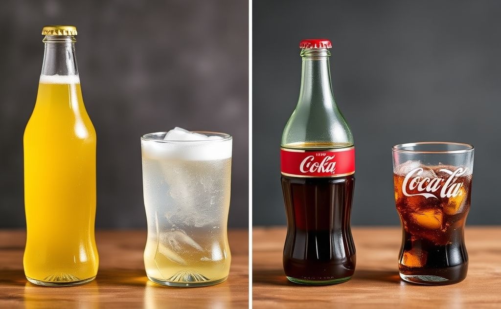 Tonic water sugar comparison with Coke