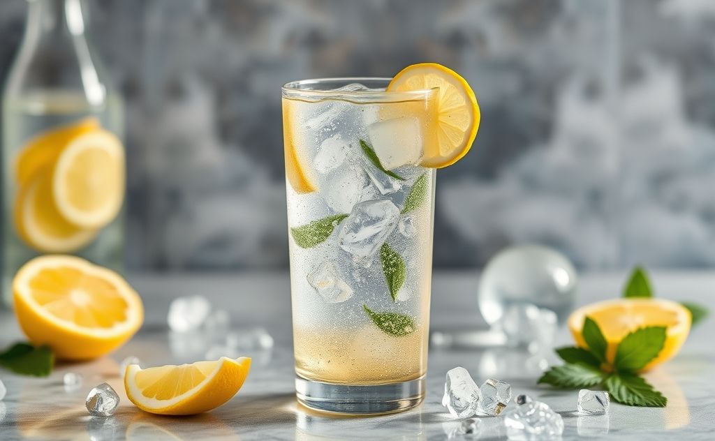Tonic water with a refreshing twist of minerals