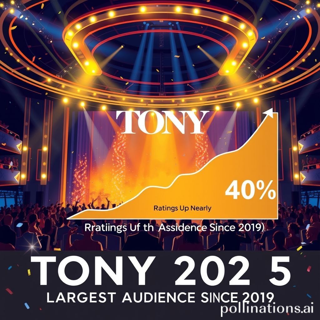 Tony Awards 2025 Ratings Up Nearly 40%, Draws Largest Audience Since 2019
