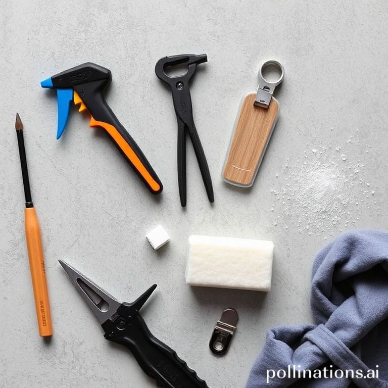 Tools and materials needed for cleaning