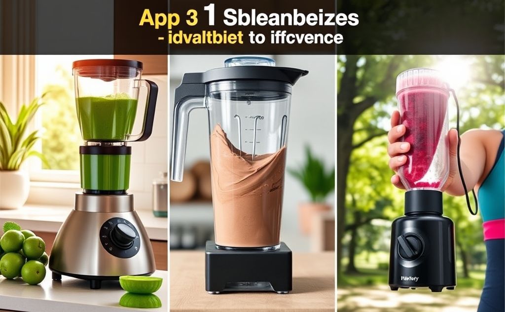 Top 3 Blenders for Protein Shakes in action