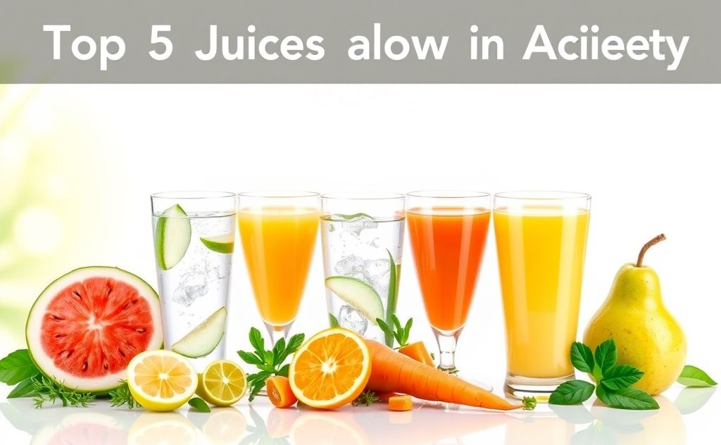 Top 5 Juices Low in Acidity Refreshing Choices