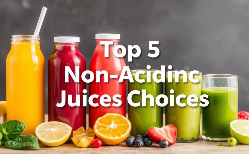 Top 5 Non-Acidic Juices Choices