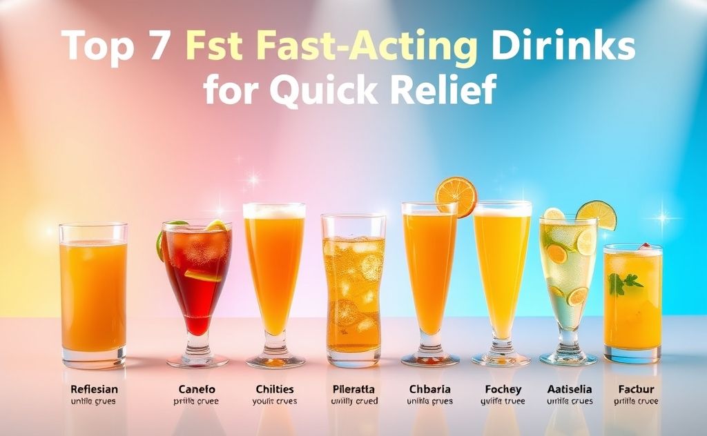 Top 7 Fast-Acting Drinks for Quick Relief