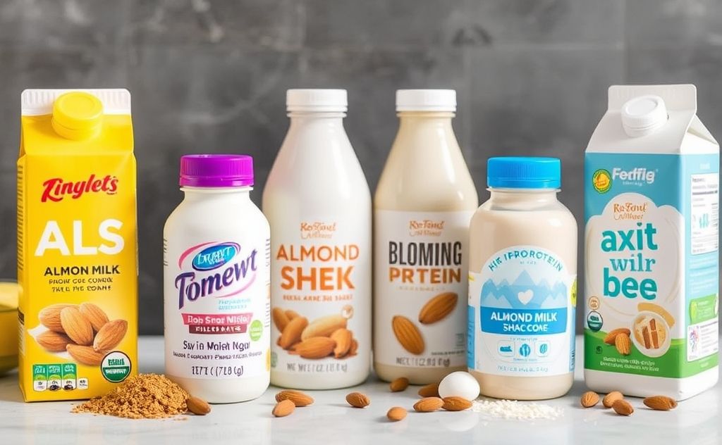 Top High-Protein Almond Milk Brands for Shakes