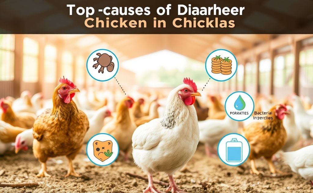 Top causes chicken diarrhea health issues