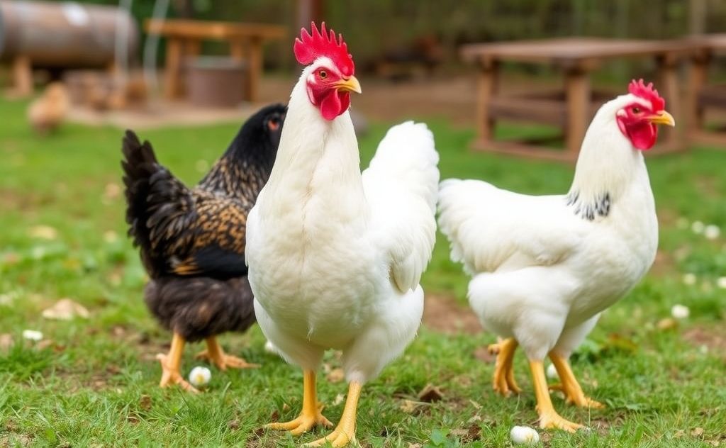 Top chicken breeds for large eggs production