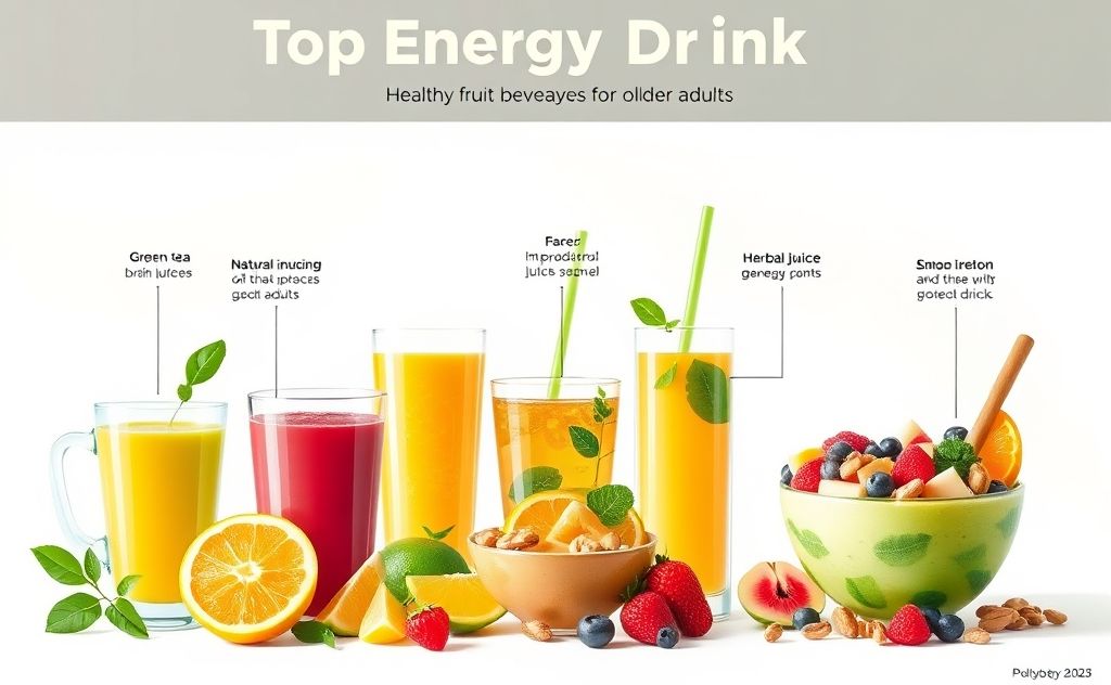 Top energy drink alternatives for seniors