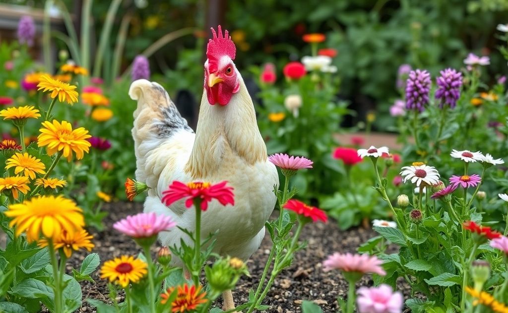 Top flowers chickens avoid for gardens