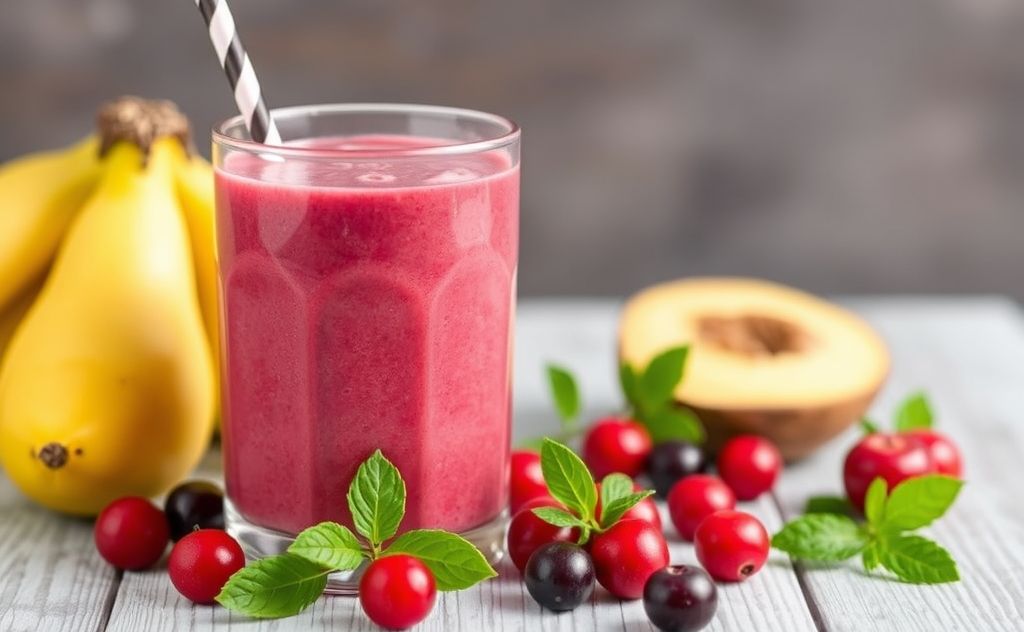 Top fruits for cranberry juice smoothies