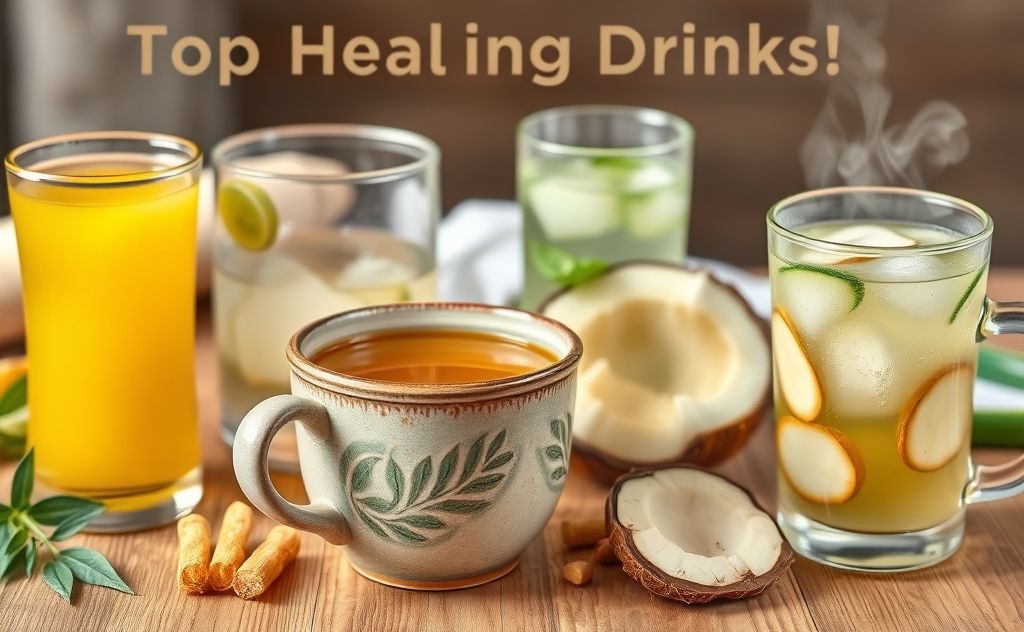 Top healing drinks for ulcer relief