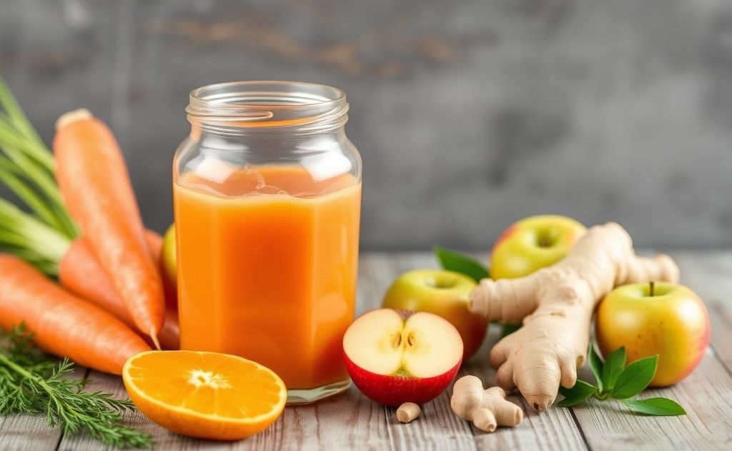 Top health benefits of juicing carrots apples ginger