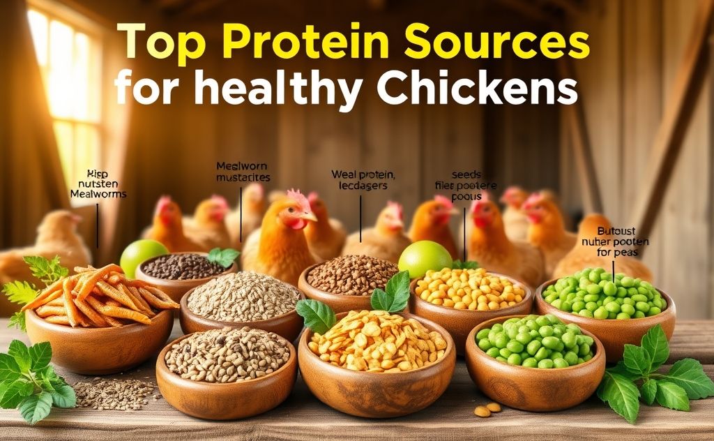 Top protein sources for healthy chickens