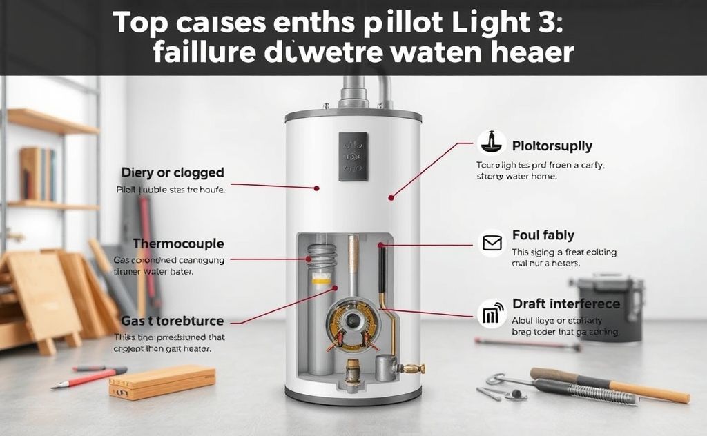 Top reasons pilot light failure water heater