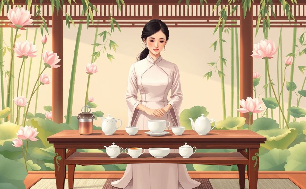 Traditional Vietnamese tea ceremony attire guide