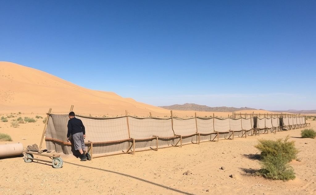 Traditional desert cooling methods for temperature control