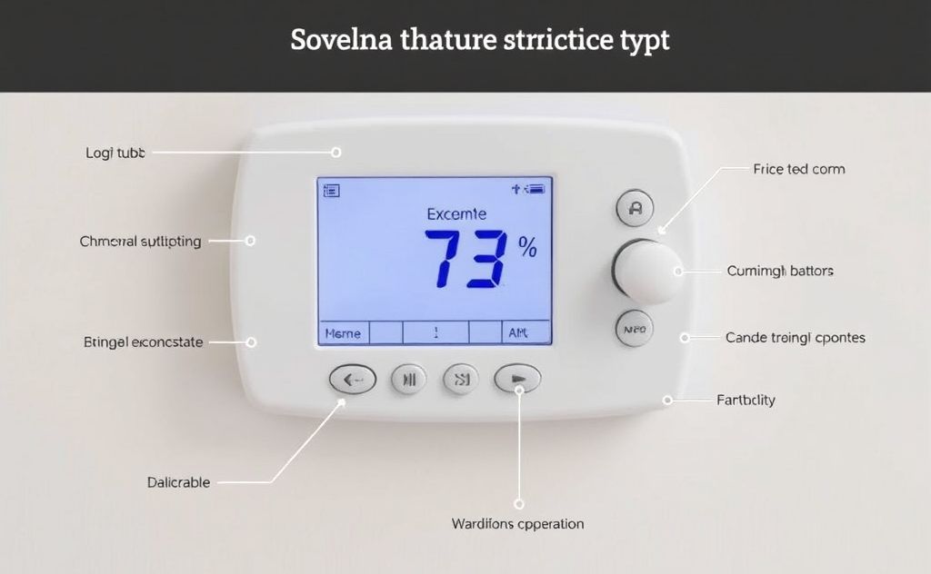 Traditional thermostat features and functions