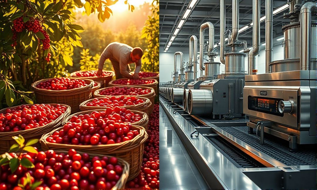 Traditional vs modern cranberry juice extraction methods