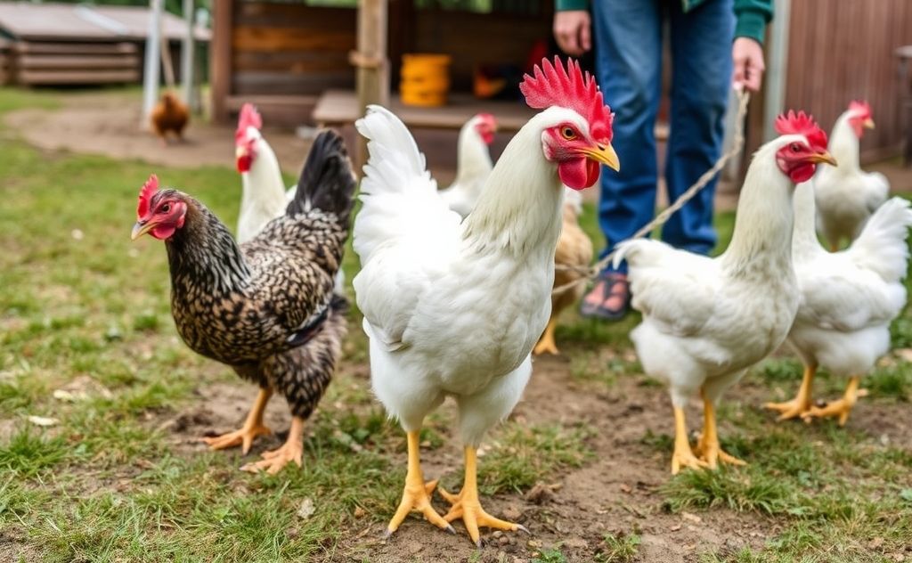 Train chickens to enjoy being handled gently