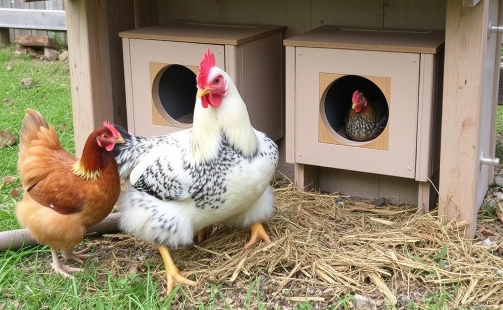 Train chickens to use nest boxes effectively
