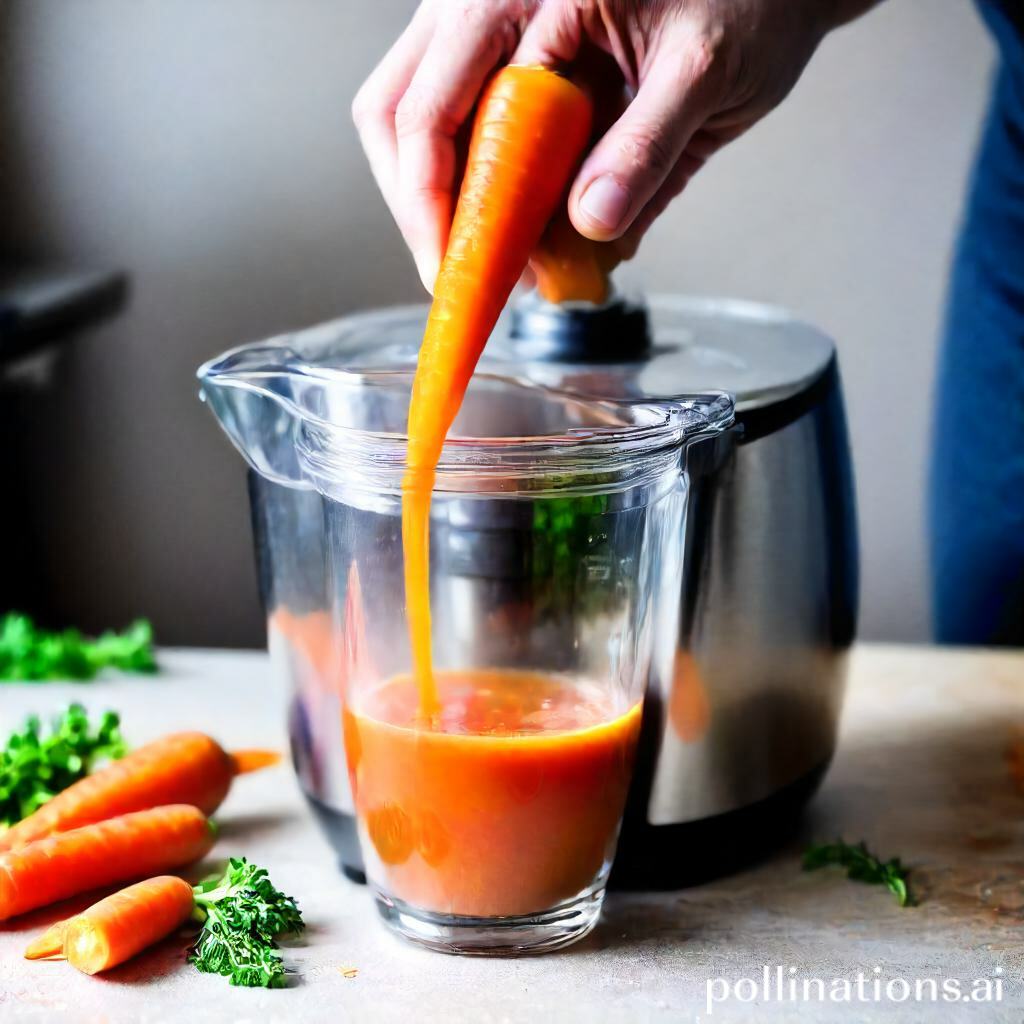 Blending Carrots for Smooth Juice