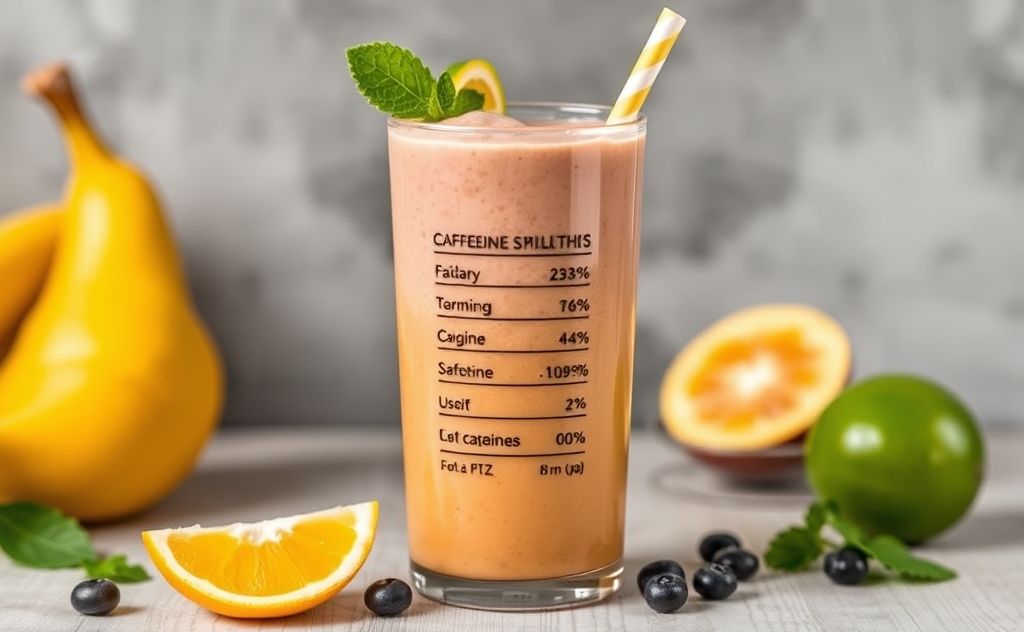 Tropical Smoothie Energizer caffeine content