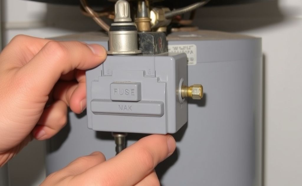 Troubleshoot missing fuse for water heater