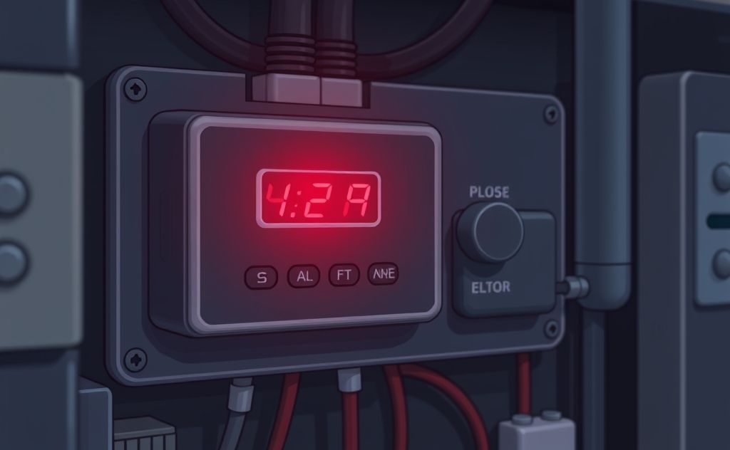 Troubleshoot red blinking light on HVAC system
