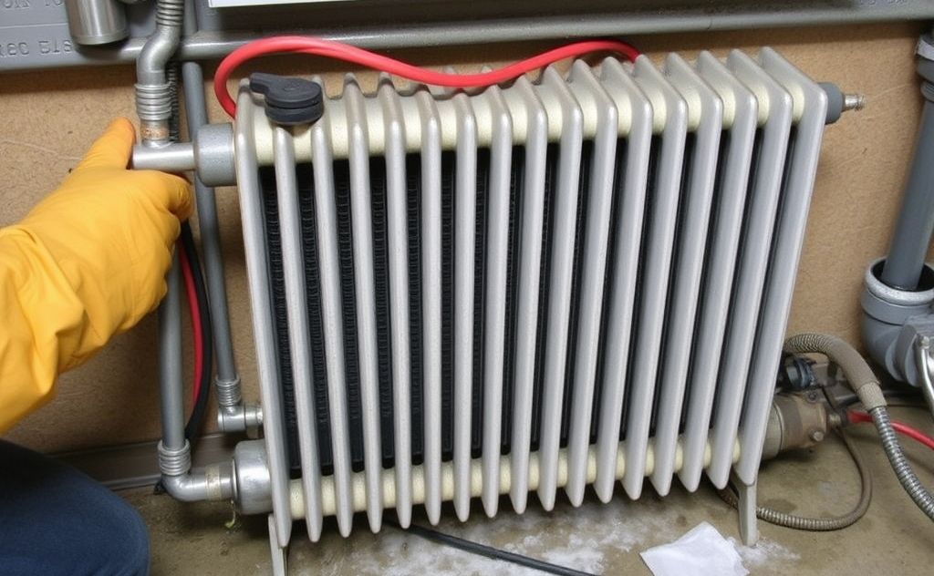 Troubleshooting a cold oil-filled radiator