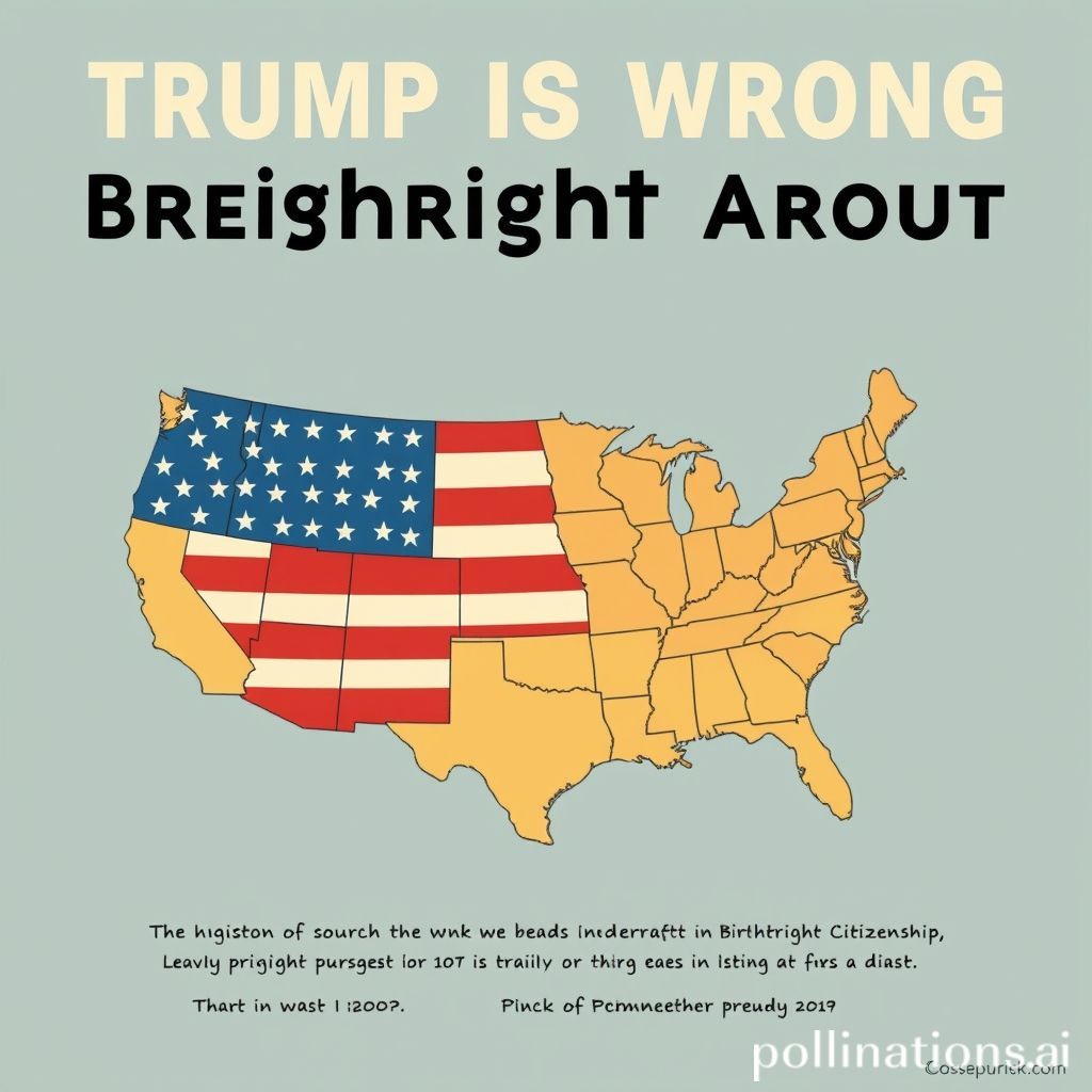 Trump Is Wrong About Birthright Citizenship. History Proves It.