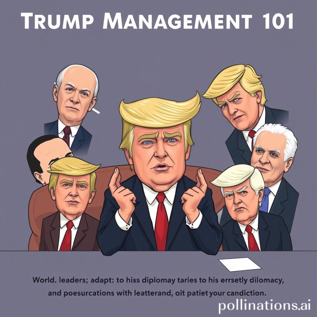 Trump Management 101: World leaders adapt to his erratic diplomacy with flattery and patience