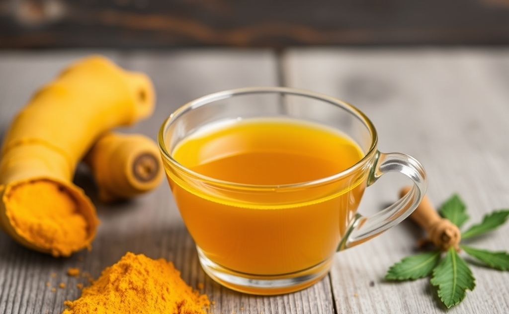 Turmeric tea's impact on teeth color and health