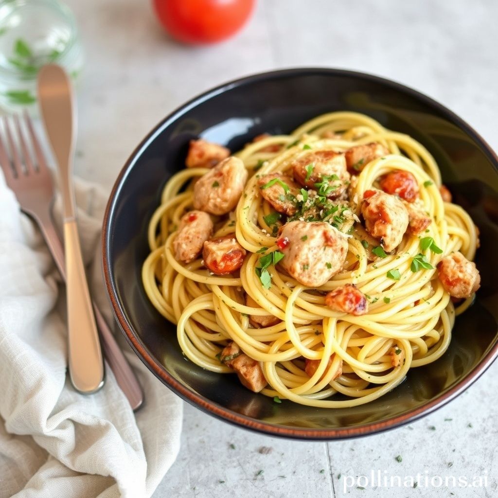 A delicious Tuscan Chicken Pasta