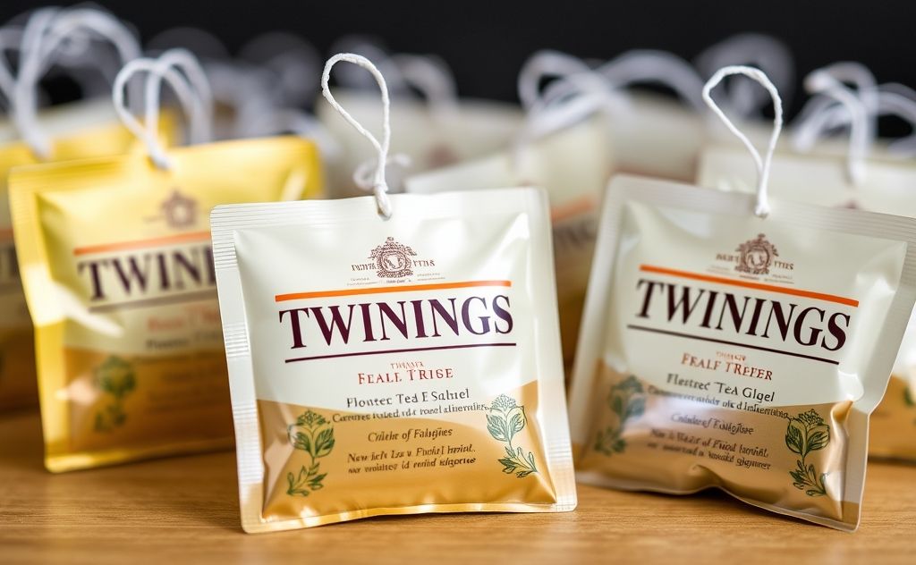Twinings tea bags in individual wrappers