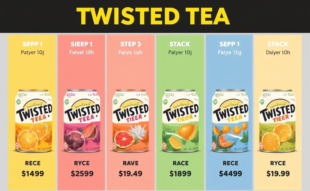 Twisted Tea 12-Pack Flavor Options Pricing