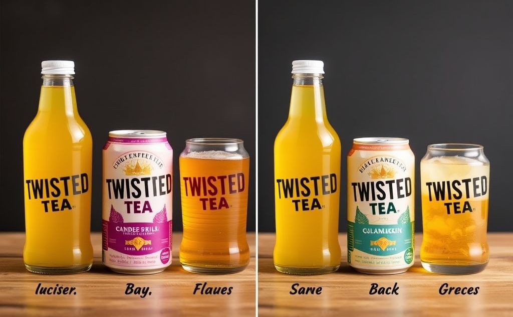 Twisted Tea flavor differences in products