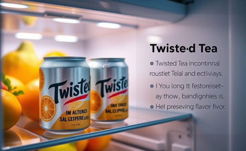 Twisted Tea in fridge: freshness and duration tips