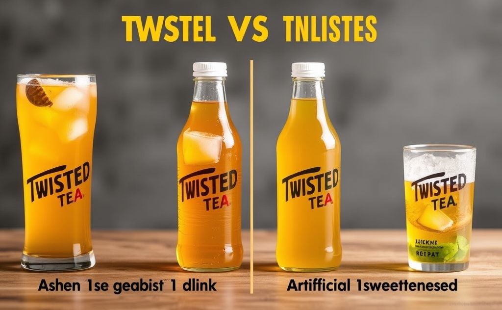 Twisted Tea versus other drinks, no artificial sweeteners